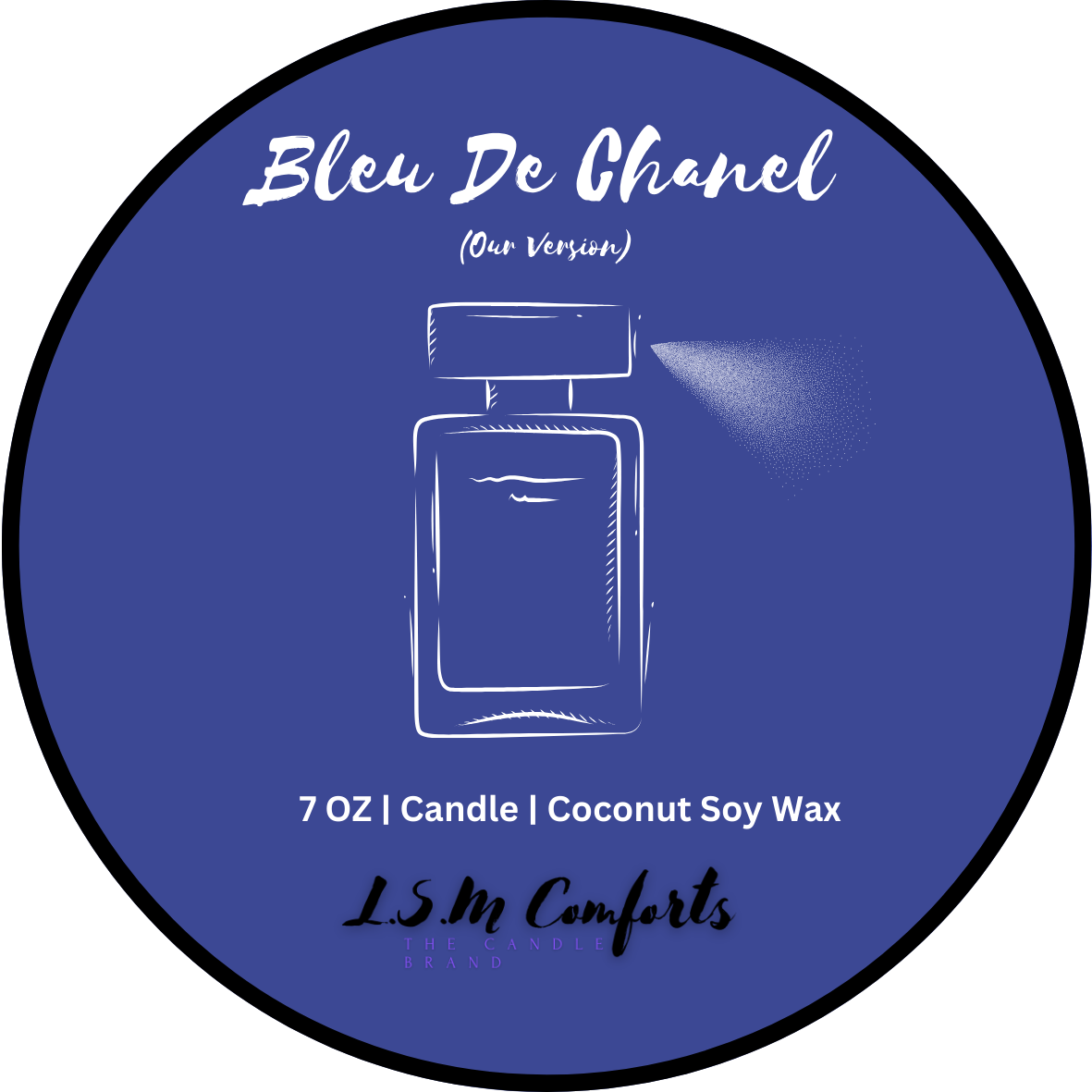 Luxe Bleu De Chanel Scented Candle (Our Version)