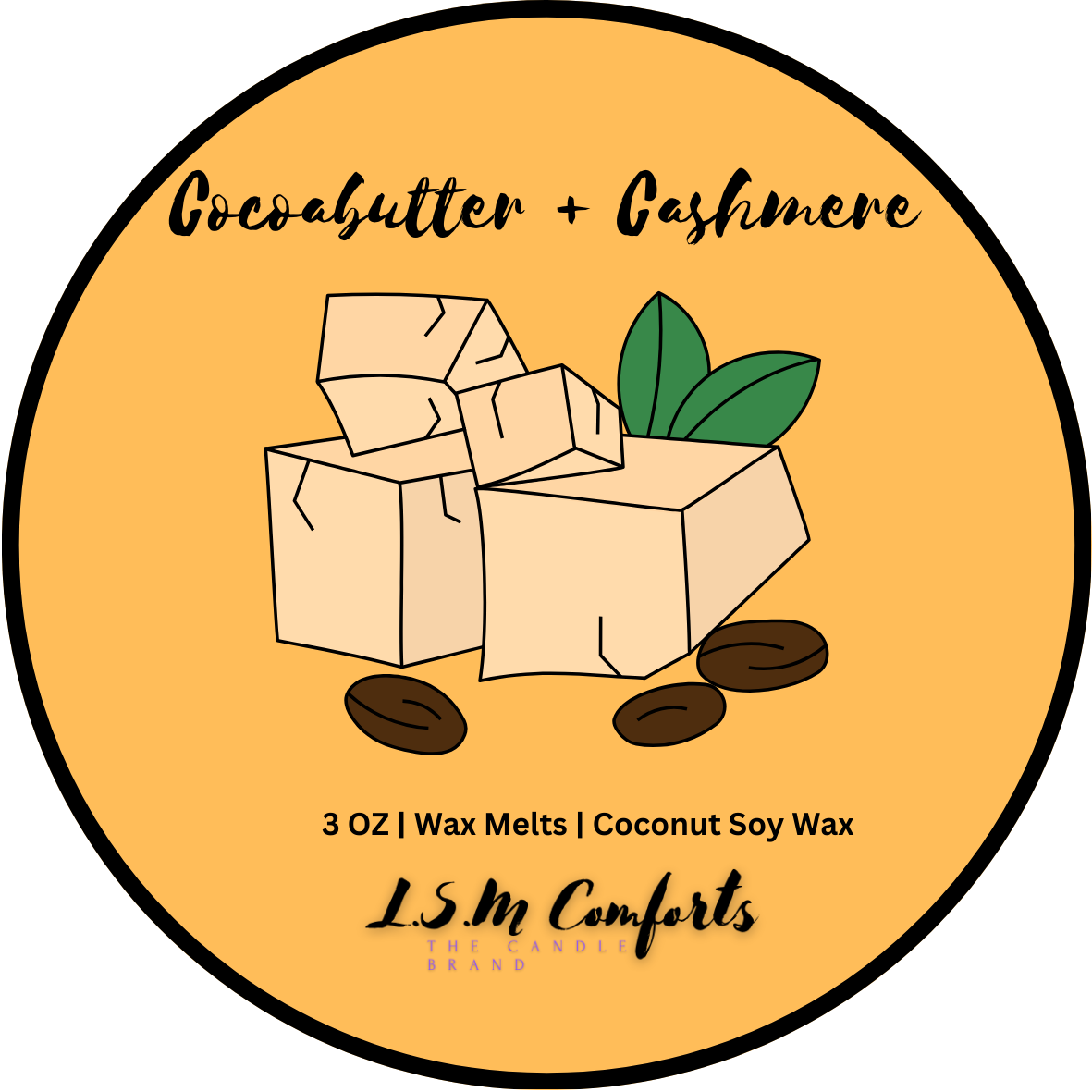 Cocoa Butter & Cashmere Wax Melts