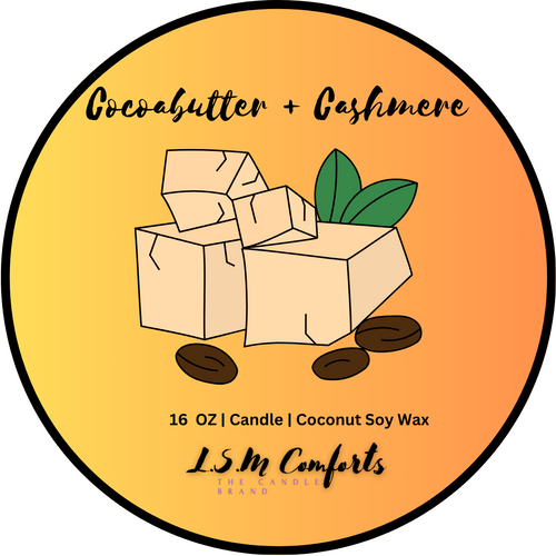 Cocoa Butter & Cashmere Scented Candle