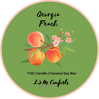 Luxe Georgia Peach Candle