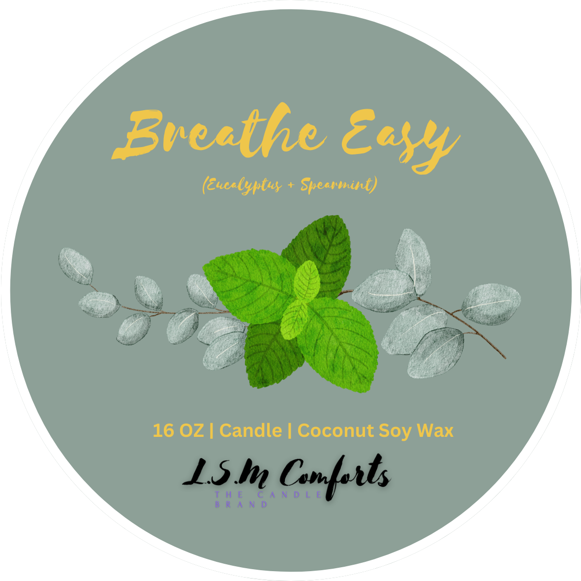 Luxe Breathe Easy Scented Candle