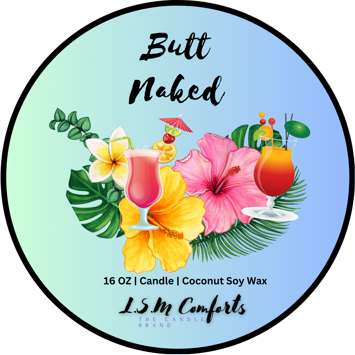 Butt Naked Candle