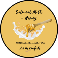 Oatmeal Milk and Honey Scented Candle